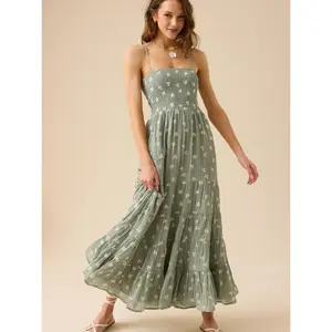 Altar'd State Baylor Embroidered Maxi Dress