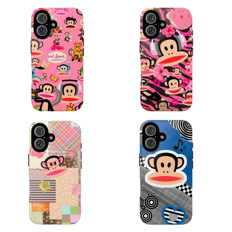 Paul Frank Monkey Phone Case Cute Cartoon Two-In-One Film Case - Durable, Shock-Absorbing, and Paul Frank Monkey Phone Case Cute Cartoon Two-In-One Film Case - Durable, Shock-Absorbing, and