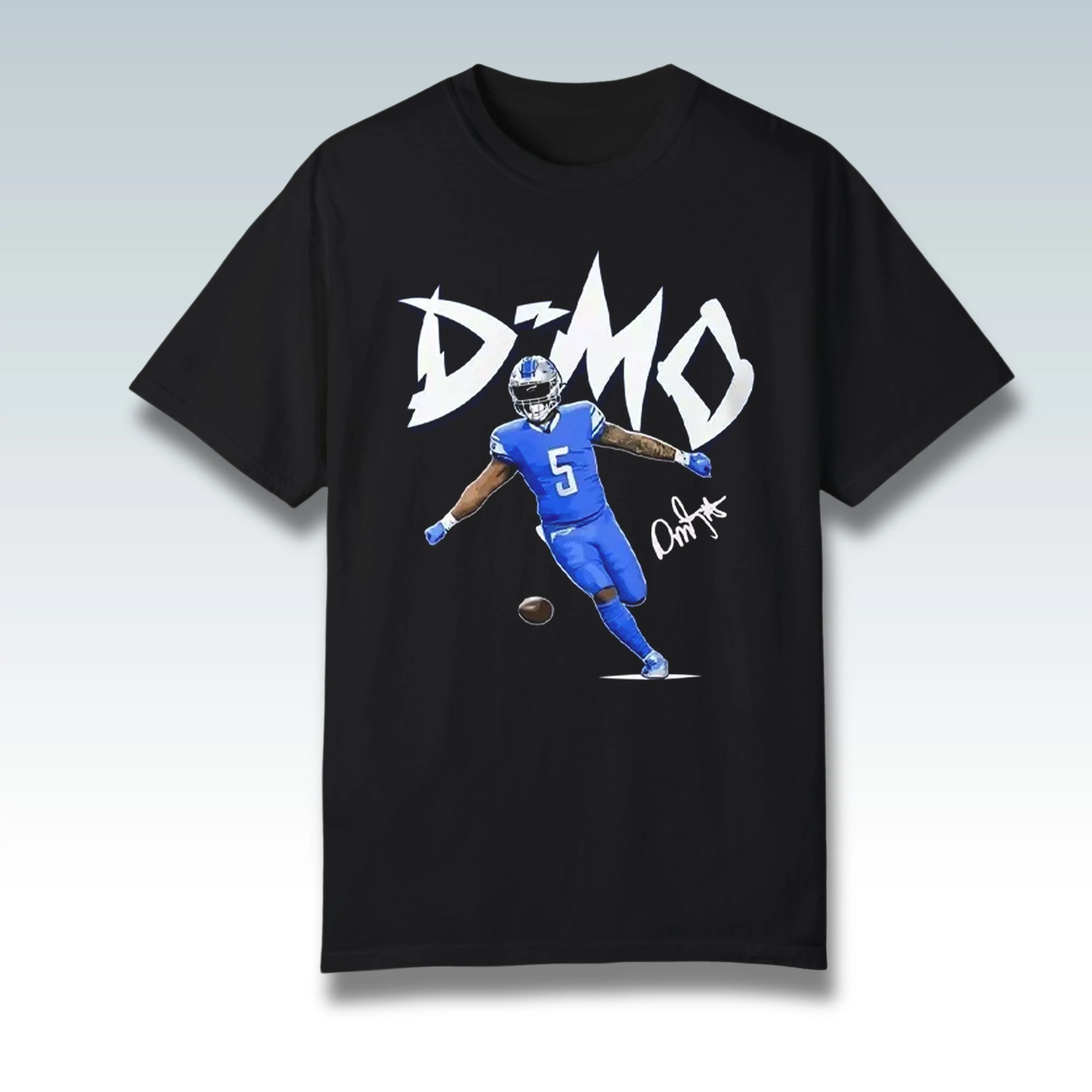 David Montgomery Shirt, Vintage Graphic Tee, Football Shirt, D-Mo T-shirt, Detroit Merch, Unisex T-Shirt, Gift For Fans, Menswear Womenswear Top Streetwear Tshirt vintage sport