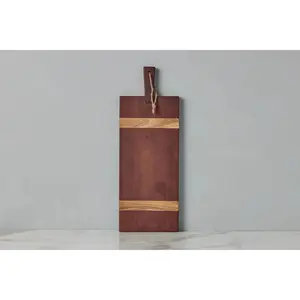 etúHOME Saddle Acacia Wood Rectangle Charcuterie Board ~ Small
