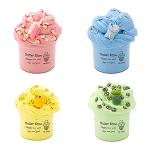 70ML Butter Fluffy Mud Set, Soft Non-Stick Scented Clay Balloon Accessories, Ideal DIY Kids Toy, Perfect Birthday Party Gift, Diy Molding Clay