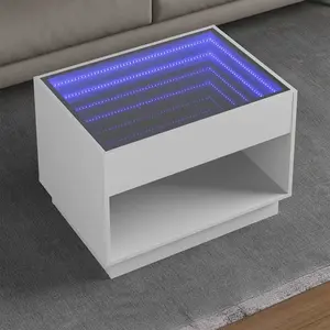 Coffee Table with Infinity LED 70x
