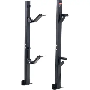 VEVOR 2-Place Trim Holder Trailer Rack Carrier, Weeder Trimmer Rack with Zinc Alloy Combination Lock, Mount on Landscape Truck Trailer Enclosed Trimmer Rack Weed Eater Racks, PairVEVOR Super Brand Day