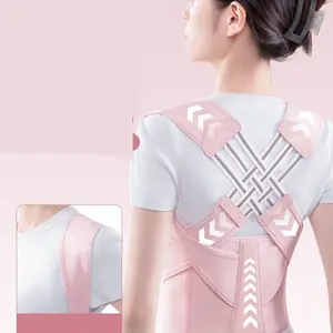 Posture Corrector for Hunchback & Spinal Alignment  Adjustable Upper Back Brace with Breathable Strap Orthopedic Posture Trainer
