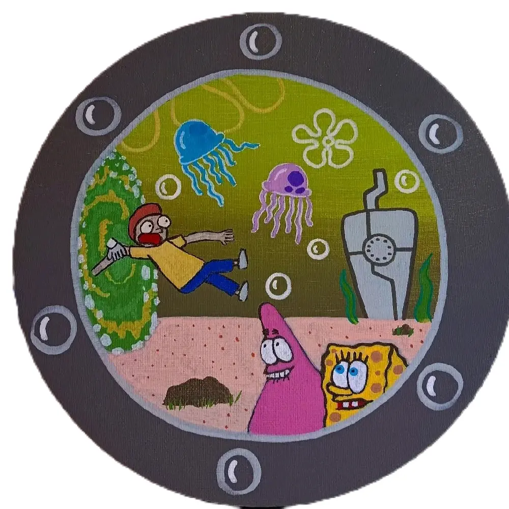 10" Spongebob Painting