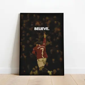 Ronaldo taking over the scene again Poster, Product without frame