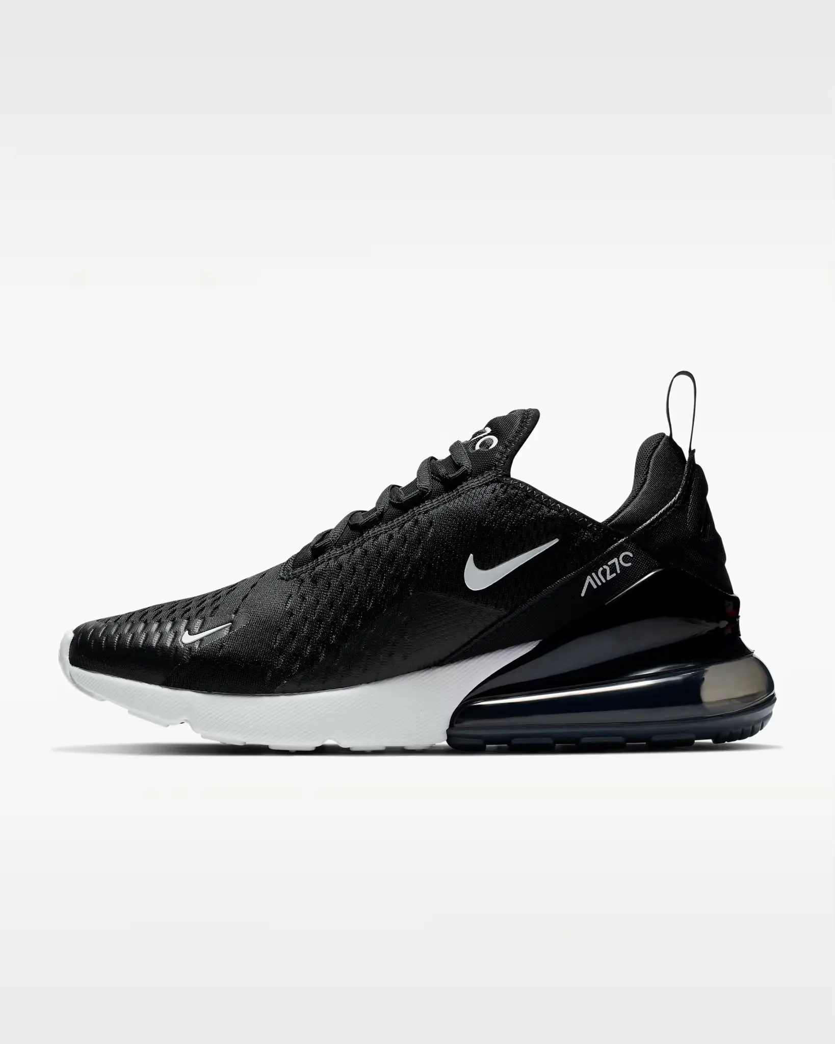 Nike Air Max 270 Black White Womens Running Shoes