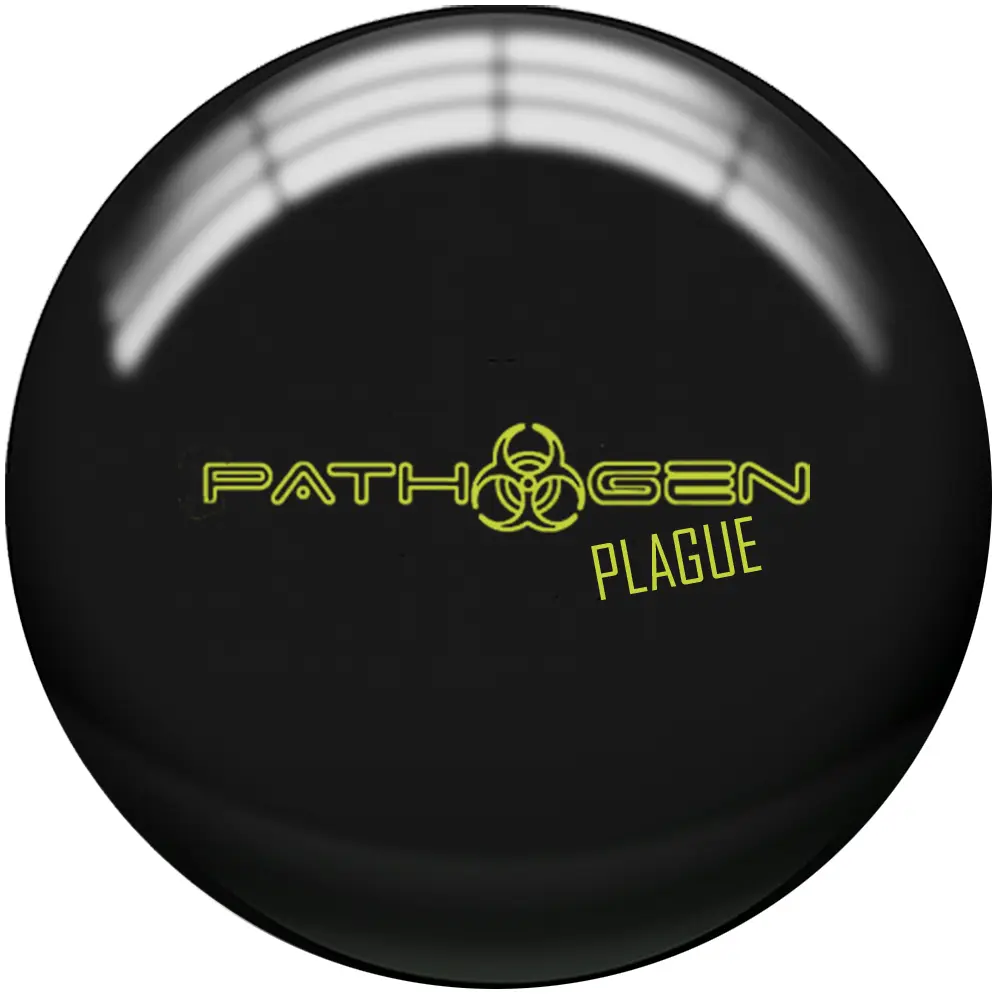 Pyramid Pathogen Plague Bowling Ball - Controllable Arc Design, Dry Lane Suitable, Available in Multiple Weights