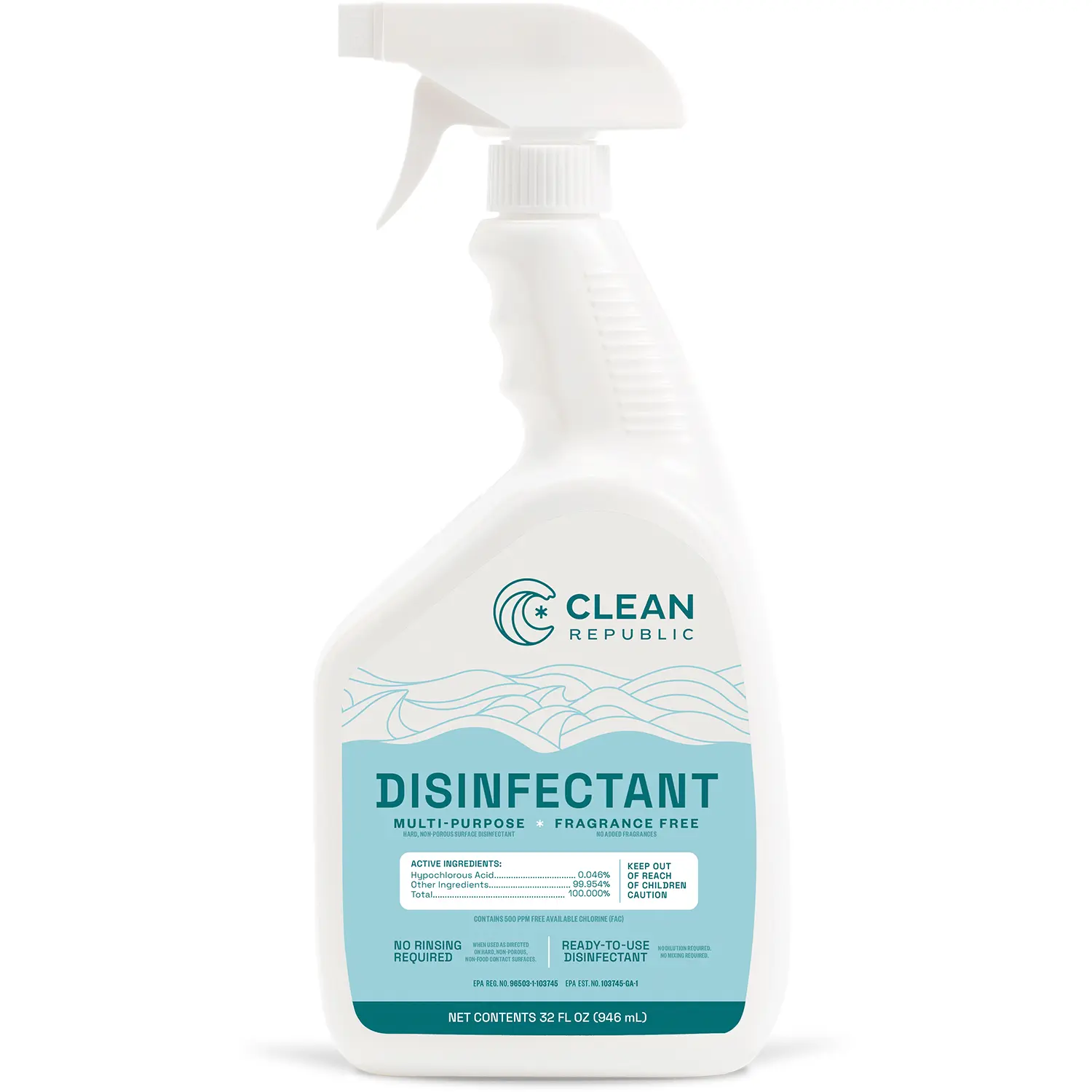 Multi Purpose Disinfectant | EPA Registered Non-Toxic Surface Disinfectant Spray Household Cleaning Products