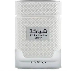 Khadlaj Shiyaaka Snow for Men Eau de Parfum Spray, 3.4 Ounce
