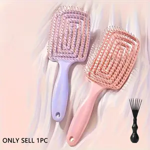 Hollow Out Detangling Hair Brush Hair Detangling Comb Wet Or Dry Hair Brush Anti Tangle Brush Hairdressing Brush For All Hair Types Detangler Brush