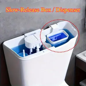 Toilet Tank Cleaner Dispenser – Automatic Cleaning System Replacement for Long Lasting Freshness & Easy Use