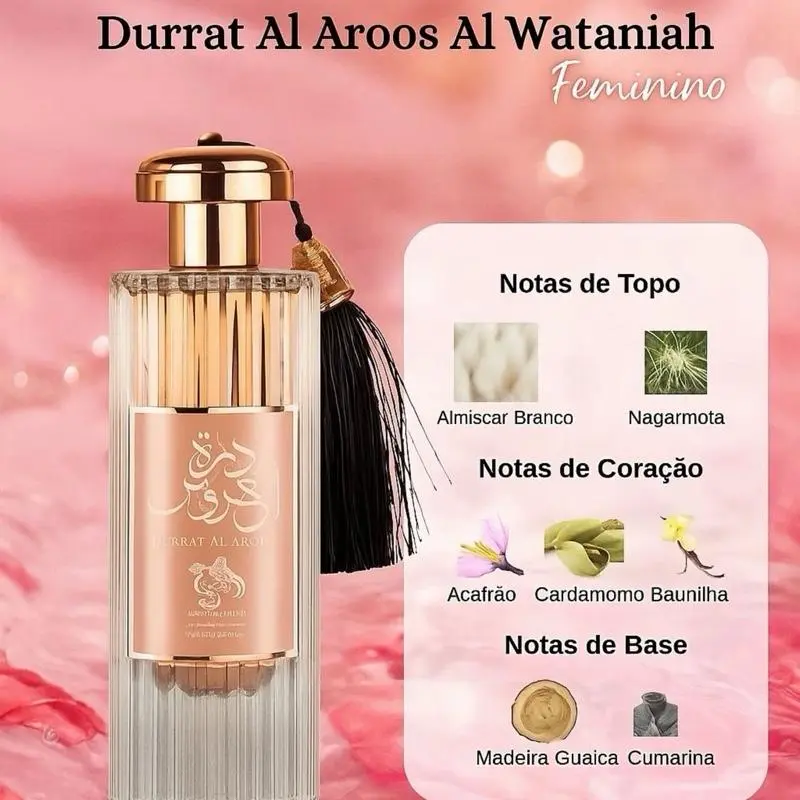 Al Wataniah Durrat Al Aroos Eau de Parfum 85ml - Luxurious Rose