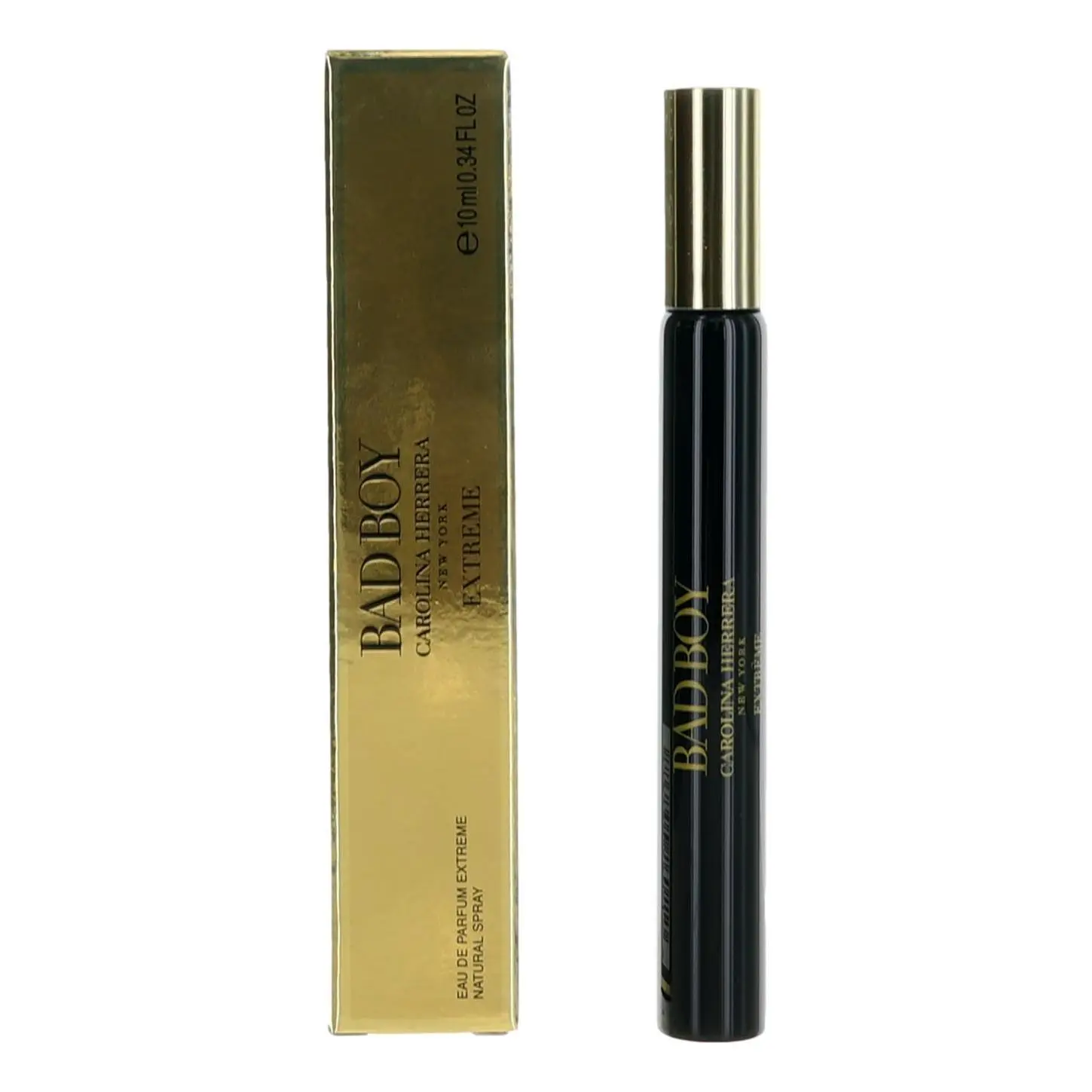 Bad Boy Extreme by Carolina Herrera, 0.34 oz Eau de Parfum Extreme Spray for Men