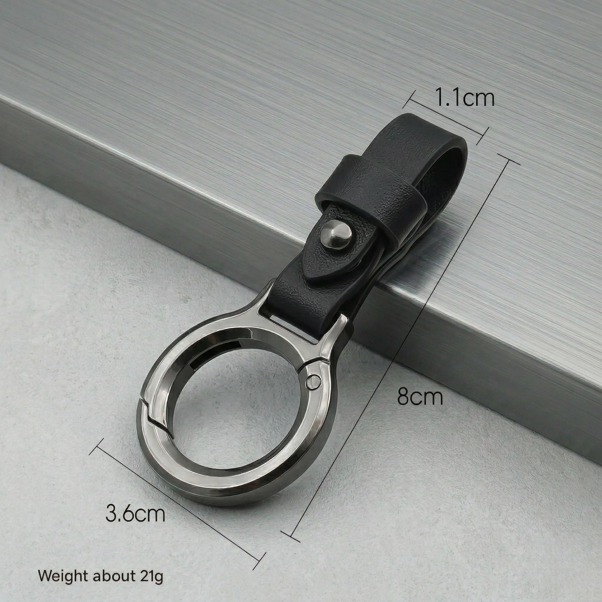 Personalized Horseshoe Car Keychain, Lucky Camper Key Ring, Durable Mini Keychain