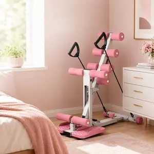 Deep Squat Machine for Home Gym, Glutes Trainer with Resistance Bands, Core & Legs Workout Equipment for Apartment Office