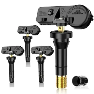 4PCS Pre-programmed TPMS Sensor 433MHz -Compatible with Jeep, Dodge, Chrysler, Fiat - 300, Durango, Challenger, Journey, Ram 1500, Wrangler, Grand Cherokee Tire Pressure Monitoring Sensor 56029398AA