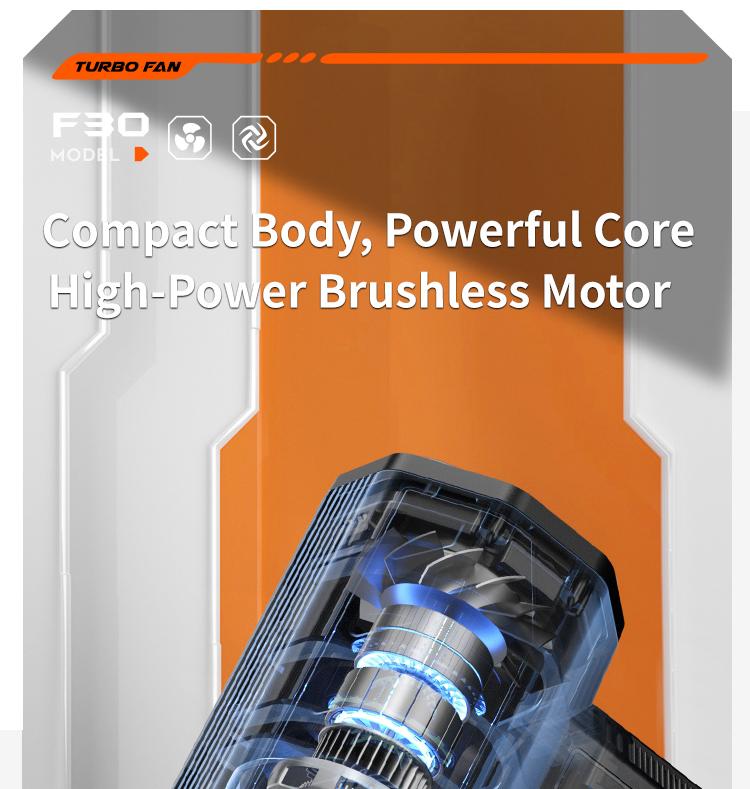 150g High- Pressure Turbo Blower, Designed for Deep Car Detailing, 150000 RPM Brushless Motor. Instantly Cleans AC Vents, Seat Crevices, Engine Bays and Removes Snow. Portable On- the-Go Tool, More Professional Than a Hair Dryer Deep Cleaning
