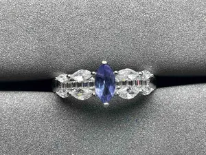 A563 Tanzanite Ring Natural Stone