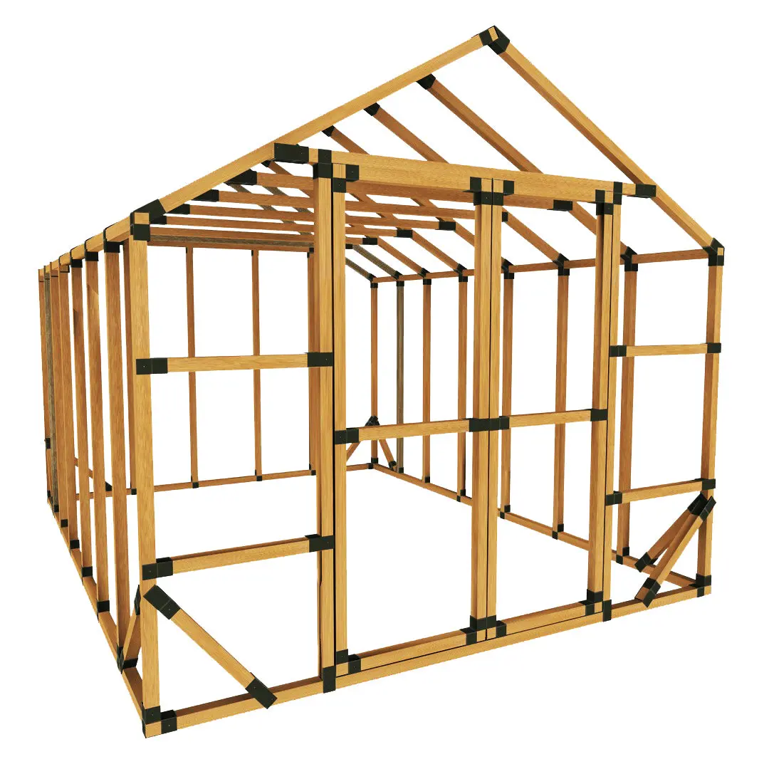 10X14 Standard Storage Shed Kit 10X14 Standard Storage Shed Kit