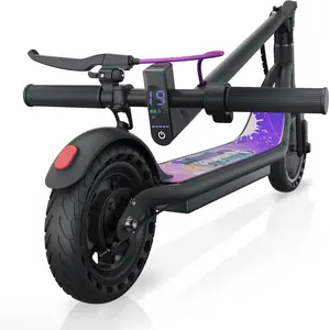Aovowheel Electric Scooter for Adults, Folding E Scooter with 350W/500W Motor 16/24 Mph Top Speed, Max 19-23 Miles Long Range, 8.5''/10''/14''Tires Commuting Scooters with Dual Brakes System, APP