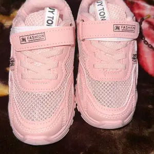 2026 New Trendy Girl's Dad Shoes, Casual Breathable Mesh Trainer Shoes with Velcro Closure, Thick Anti-Slip Soft Sole, Sports Sneakers