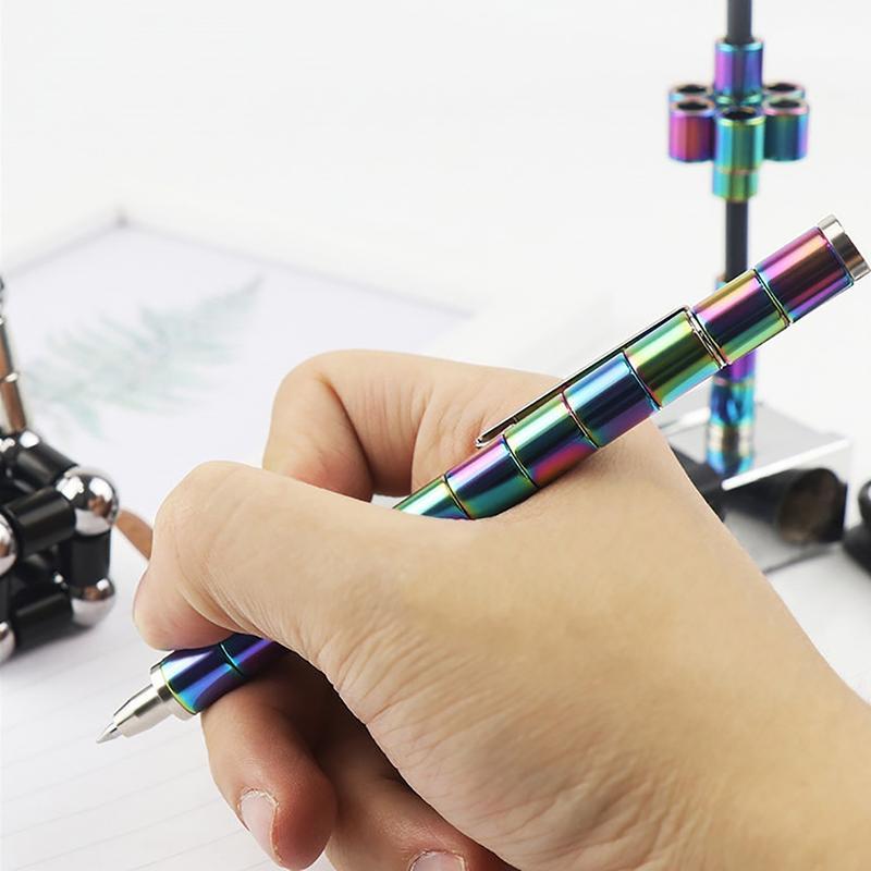 Upgrade Version Stress Relief Magnetic Pen for Boys & Girls Aged 8-12, Multifunctional Transformable Magnetic Pen, Perfect Gift for Teens & Adults