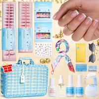Summer Pretty-S-Square-PINK-Kit-w/UV Lamp-Hand&Toe
