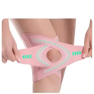 Knee Brace for Running Thin Breathable Support Sleeve Patella Stabilizer with Cross Strap Ligament Joint Pain Relief