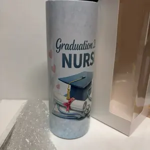 Future Nurse Tumbler 16 oz - Graduation Design with Cap and Diploma - Perfect for Nurses - Ideal Gift for Graduates