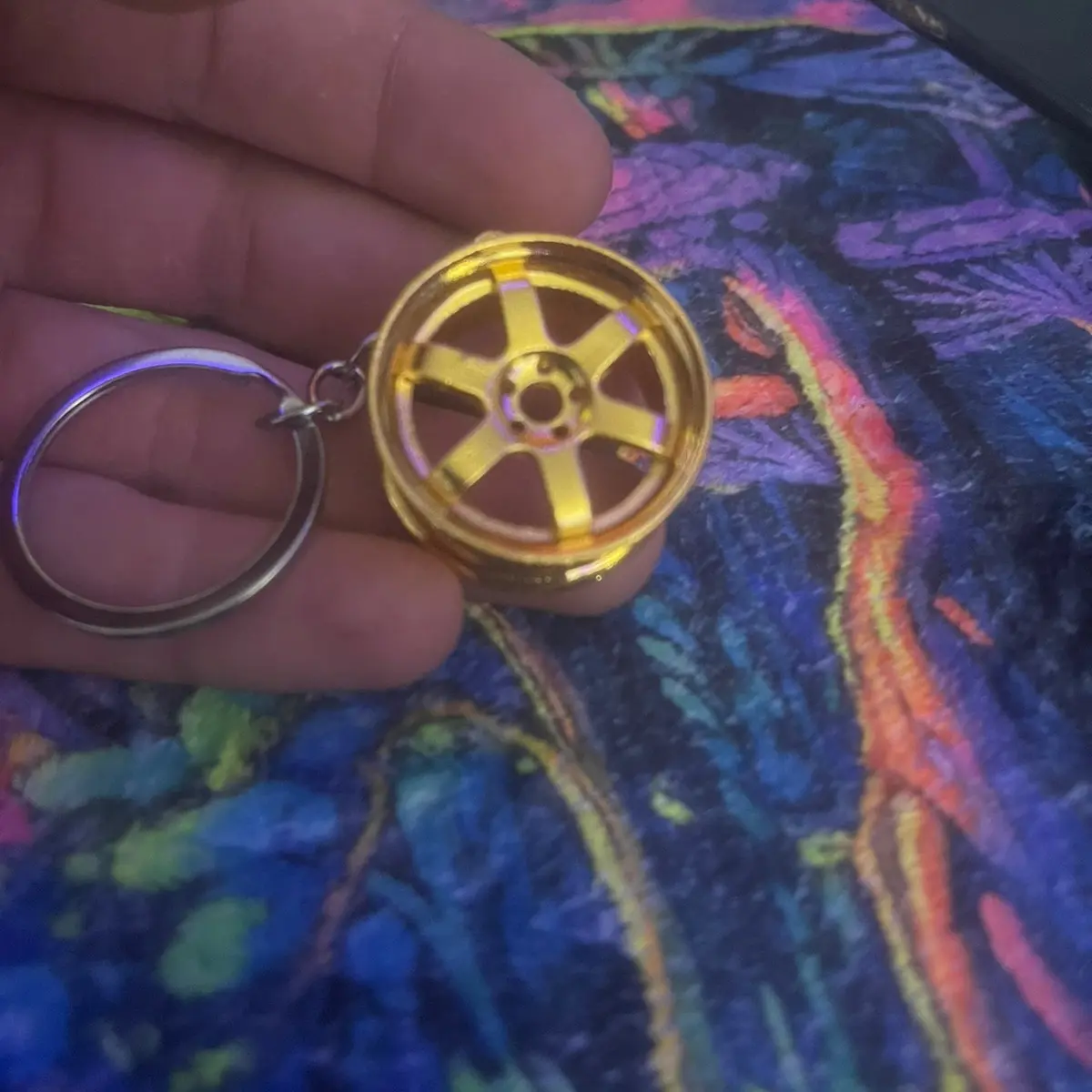 Rim key chain
