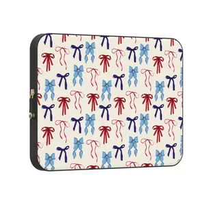Casely MacBook Laptop Sleeve Case | American Girlie | Red White & Blue Bows
