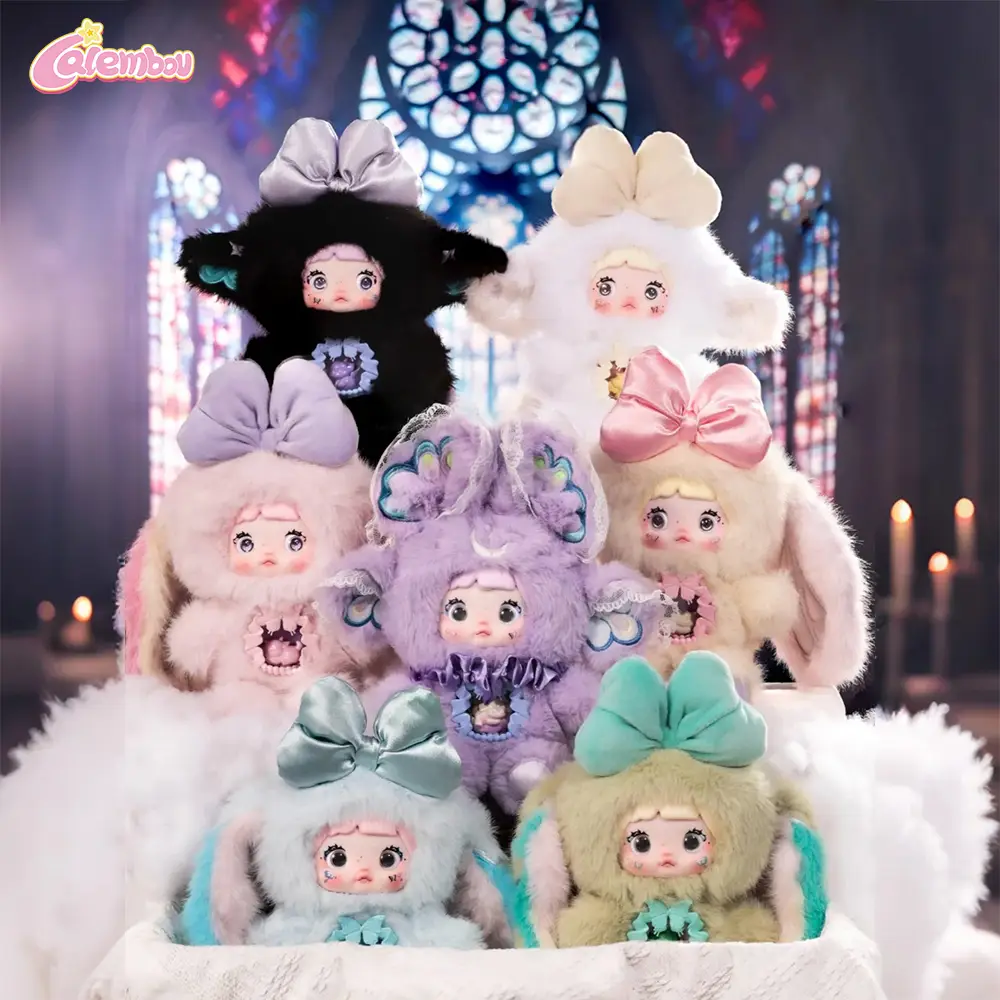 CALEMBOU Nommi Fantasy World Plush Blind Box Figures, Kawaii Stuffed Animals Mystery Box Toys, Cute Anime Plushies Collectible Birthday Gifts for Girl