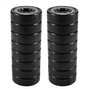 16Pcs Ceramic Inner Bearings, 8X22X7mm ABEC-11 Hybrid with 6 White ZrO2 Balls, for Skateboards & Inline Rollers (Automotive & Motorcycle Paint Care Compatible)