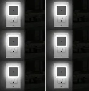 Auto Sensor LED Plug-in Night Light – Energy Saving (2kWh/Year), Ideal for Bedroom, Bathroom & Hallway Night Lighting