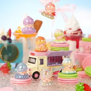 B.DUCK Blind Box 1 Pack 4 Pcs Mini Collectible Figures, Cute Desk Decor Toys, Random Surprise Gift Pack for DIY Decoration, Holiday & Birthday Gifts