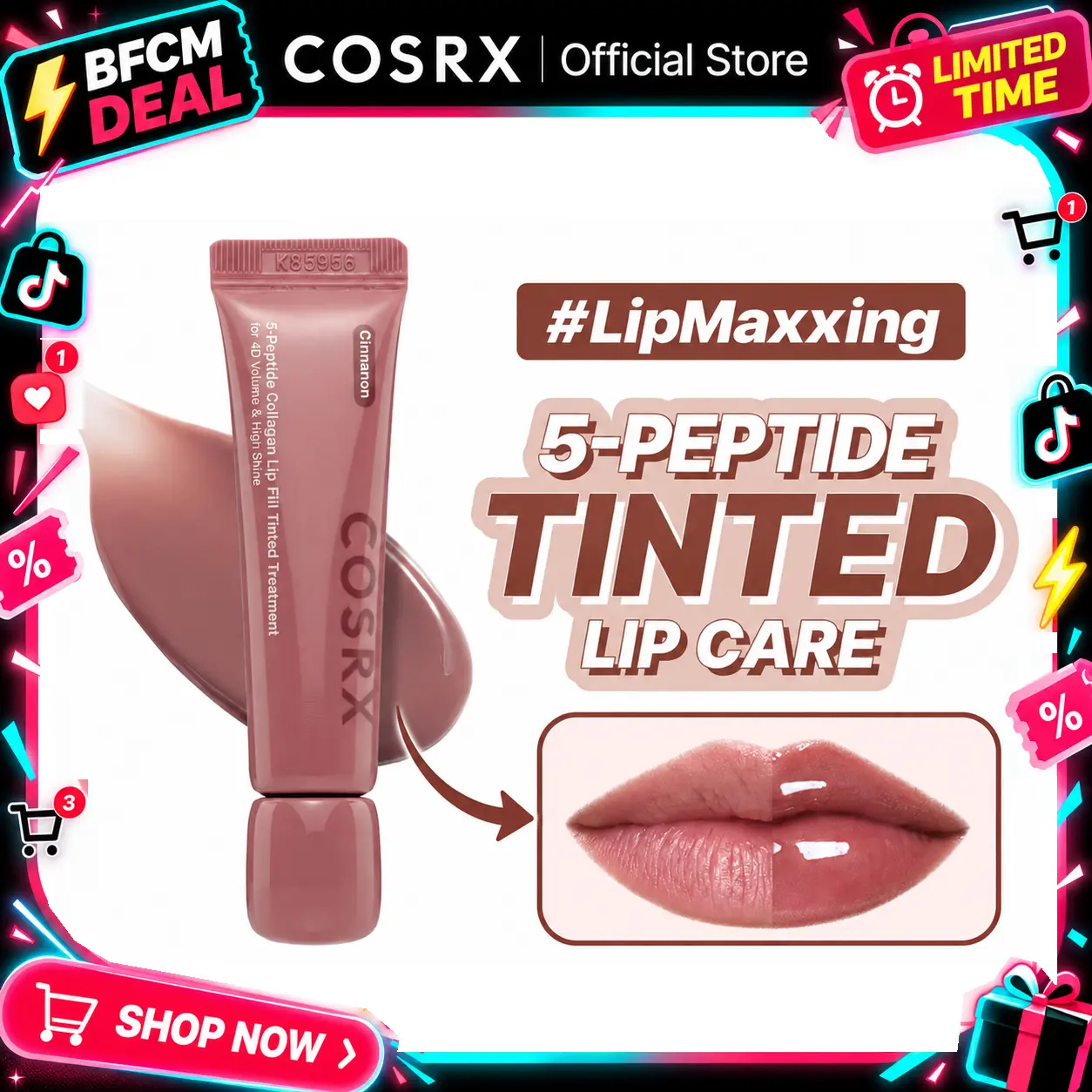[NEW] [COSRX Official] Skincare-Grade LIP CARE with 5 PEPTIDES  l  Daily Lip Rescue & Repair Lip Balm, Skincare Hybrid Tinted Lip Treatment, Overnight Barrier Recovery Lip Mask, Advanced Lip Skincare, Sensitive, Beauty Products Black , Salty Tan