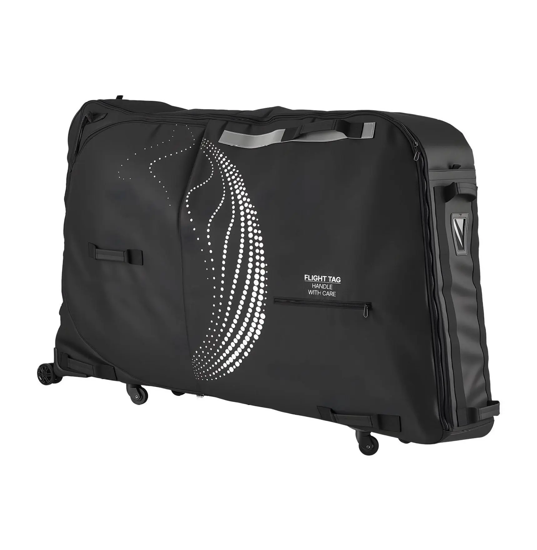 Bike Travel Bag, Universal Bicycle Case with TSA Lock, 51" Wheelbase, Airline Approved Wheelbase: 130 cm