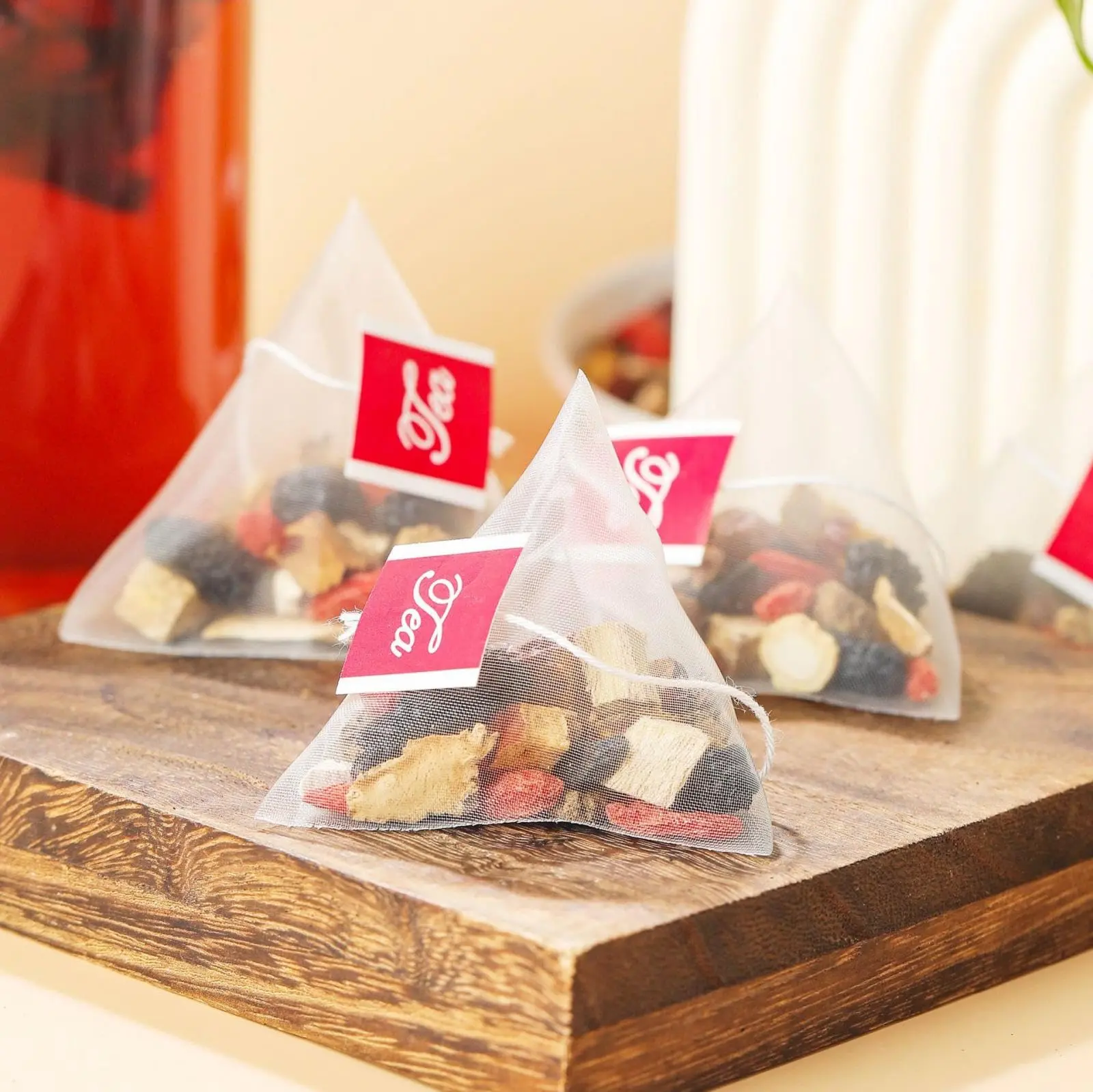 Ginseng Ten Treasures Tea,Kidney Tea for Women and Men,Natural Herbal Blend, Traditional Chinese Herbal Tea30 bags