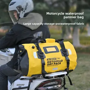 Motorrad Dry Pack Waterproof Motorcycle Pannier Bag Large Capacity PVC Construction Durable for Outdoor Travel