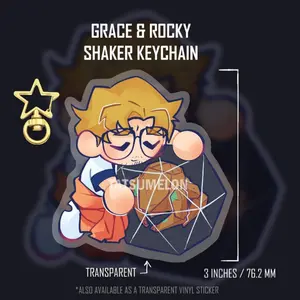 PREORDER Project Hail Mary Grace and Rocky Shaker Keychain