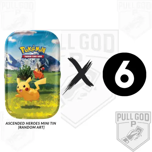 6 x Ascended Heroes Mini Tin