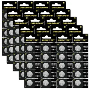 ENERGYPORT CR1632 Batteries 100 Count, CR 1632 Batteries Lithium 3V Leak-Proof Design for Car Key Battery, Fitness Trackers, Sensors, Monitors, Optics
