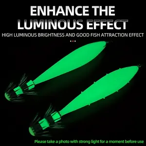 5pcs Octopus lure Night Lantern Squid Fishing Bait Cutting Fish Attracting Bait Fishing lure lure