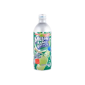 SANGARIA Melon Soda Japanese Ramune Carbonated Drink 16.9 oz Can