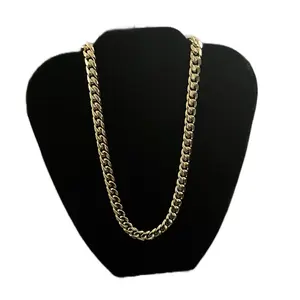 18k Gold Cuban Chain - As shown in the provided image and description