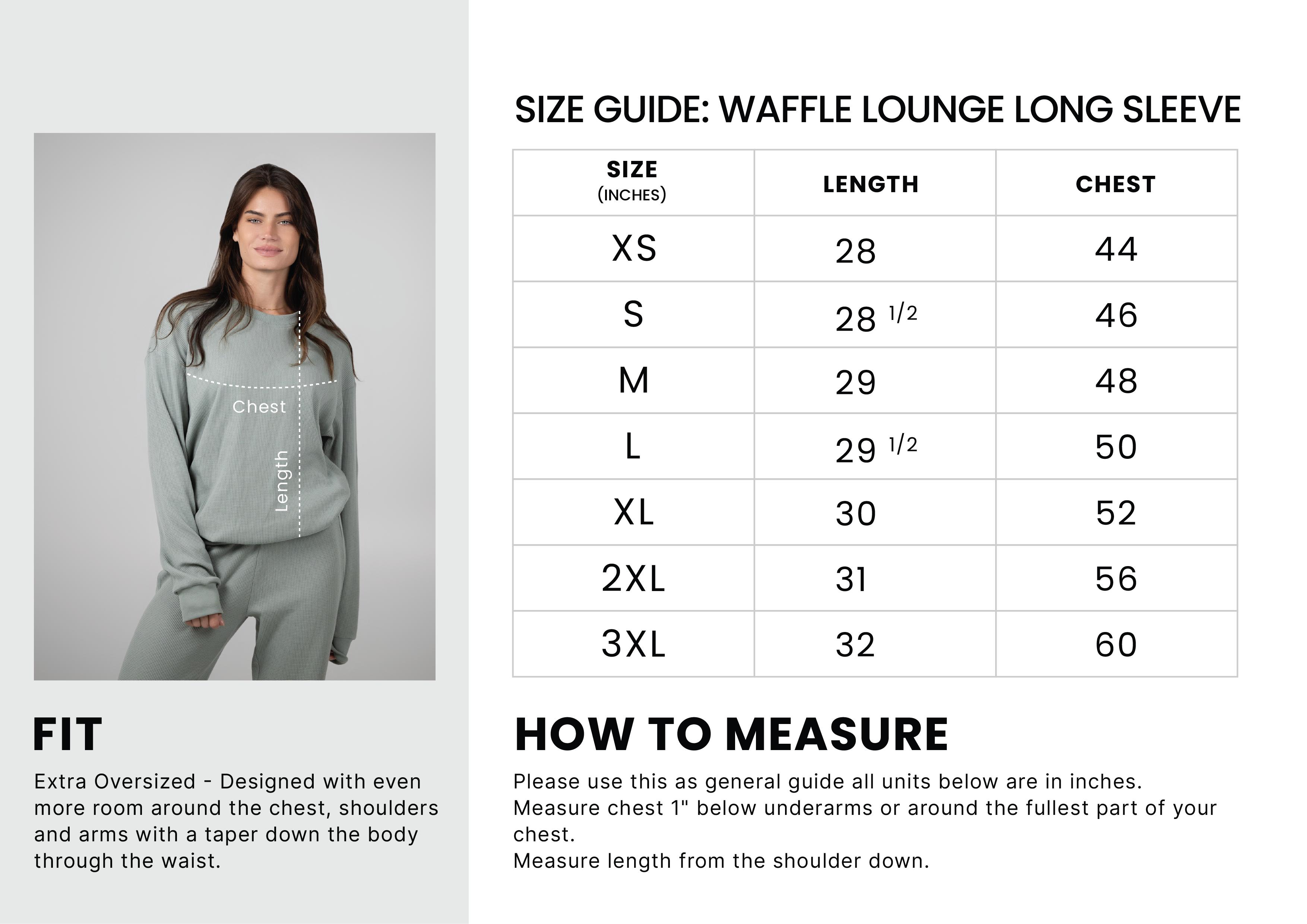 Comfrt | Waffle Lounge Long Sleeve