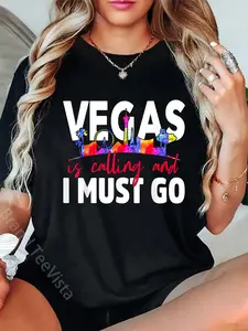 100% cotton New LAS VEGAS Love Unisex for Holidays in Vegas T-Shirt women graphic shirts women graphic shirts