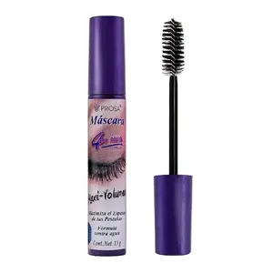 Prosa Maxi-Volume Black - 4 en 1 Eyelash Mascara ( purple Cap ) Cosmetic mascara mexican Makeup Waterproof Jojoba