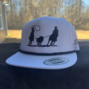 Team Roper Red Rope Threads Hat